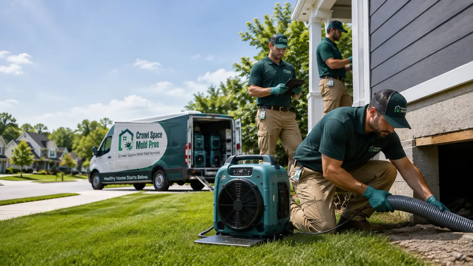 Crawl Space Mold Removal in Wellington, NV